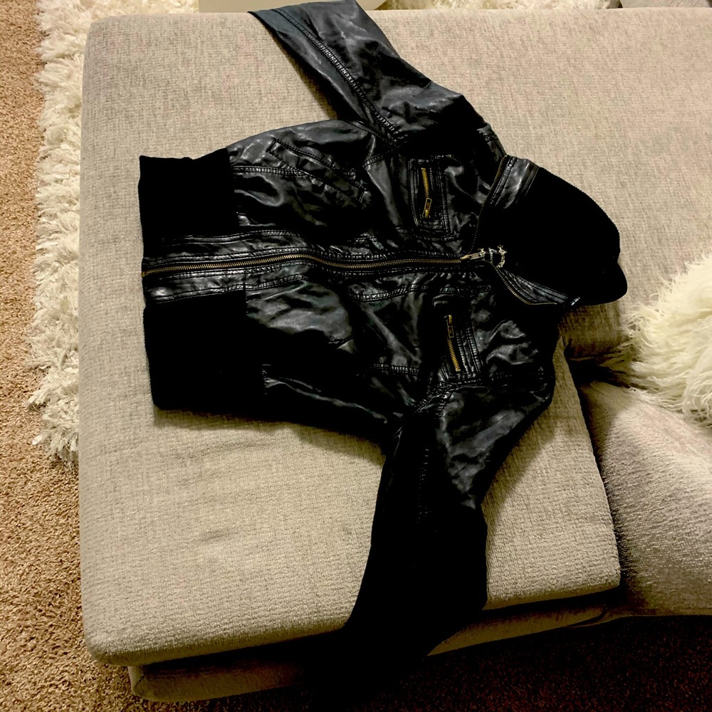 Nice stylish leather jacket